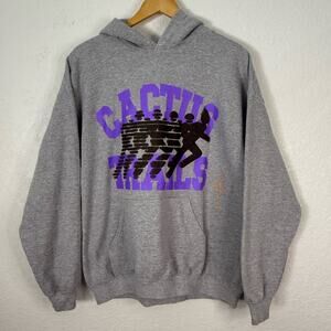 Travis Scott Cactus Jack Running Wild Varsity Hoodie Gray Streetwear Casual